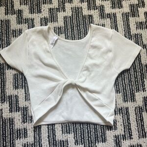 Aeropostale White Cropped Top